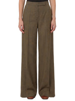 Green Regular Flared Pant 1