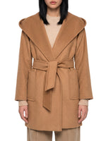 Beige Hood Trench Coat 1