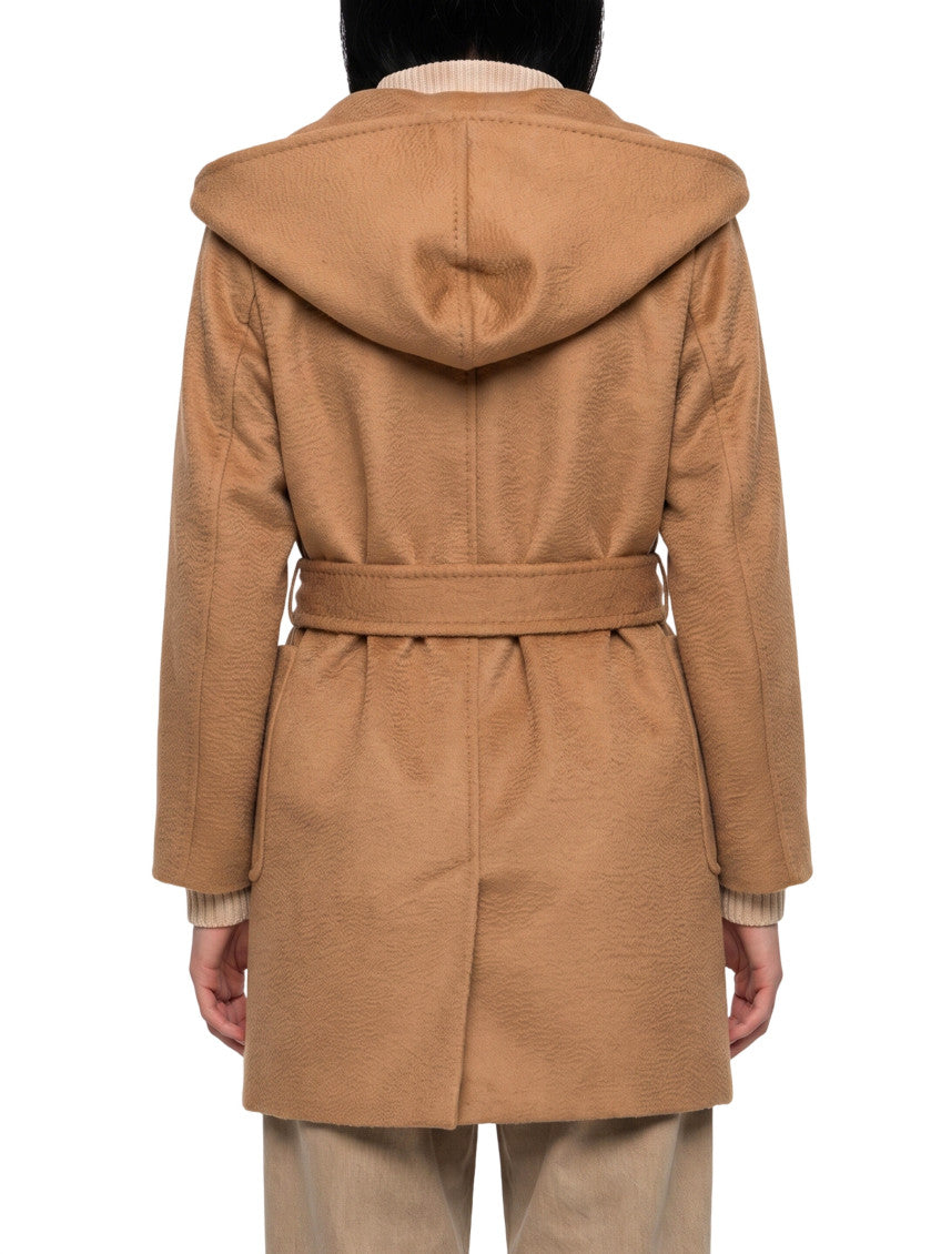 Beige Hood Trench Coat 2