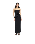 Black Strapless Maxi Dress 1