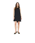 Black Round Neck Mini Dress 1