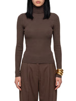 Grey Knitted Turtle Neck Sweater 1