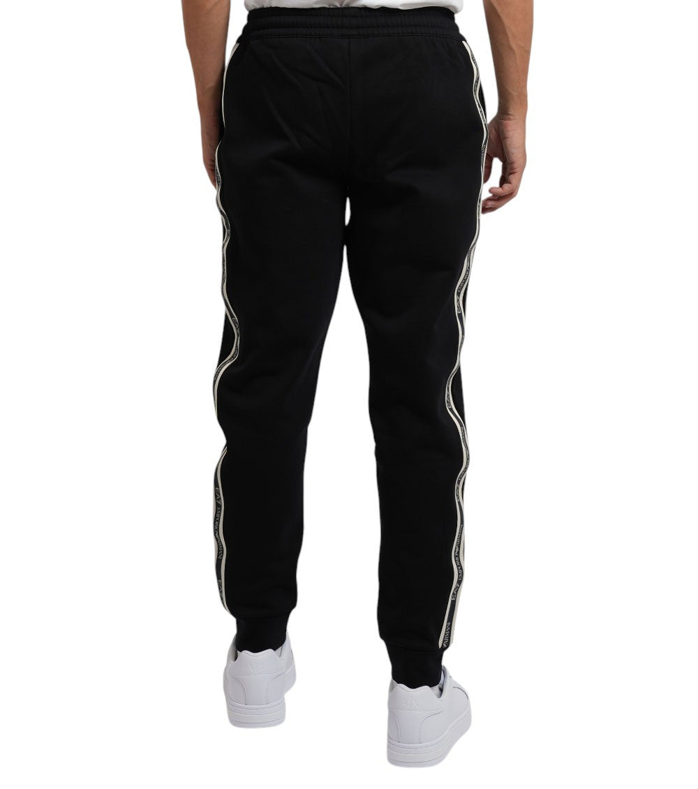 Black Elasticated Joggers 3