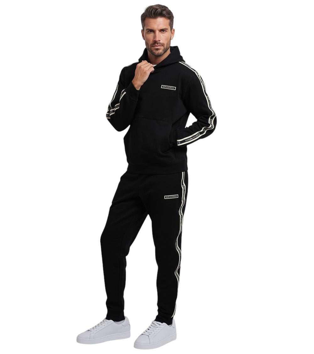 Black Elasticated Joggers 4