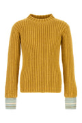 Yellow Crew Neck Sweater 1
