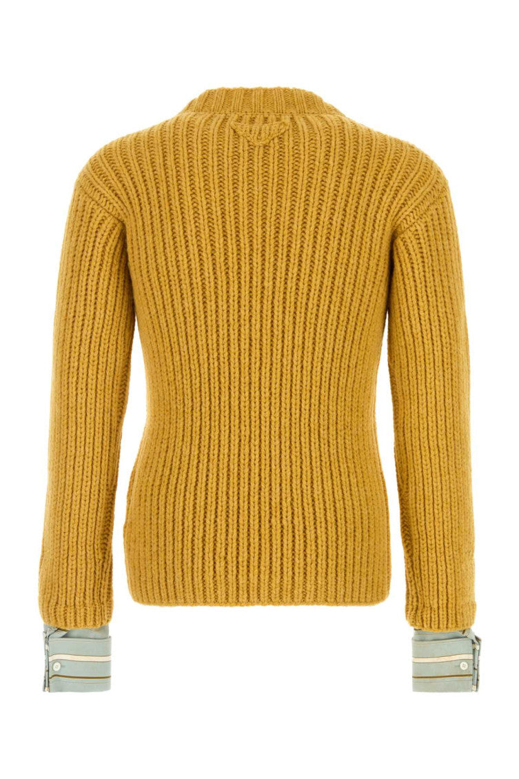 Yellow Crew Neck Sweater 2