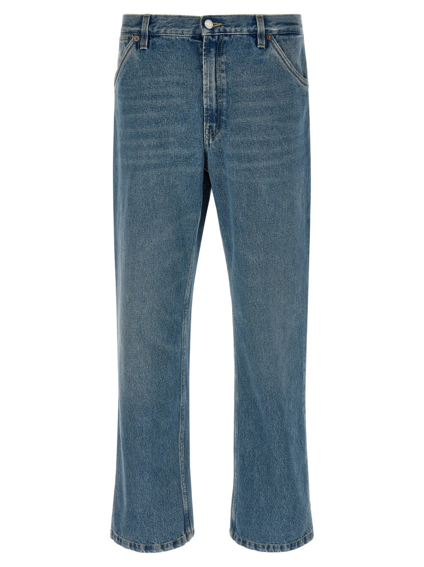 Blue Mid Rise Jeans 1