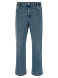 Blue Mid Rise Jeans 1