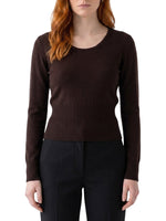 Brown Crew Neck Sweater 1