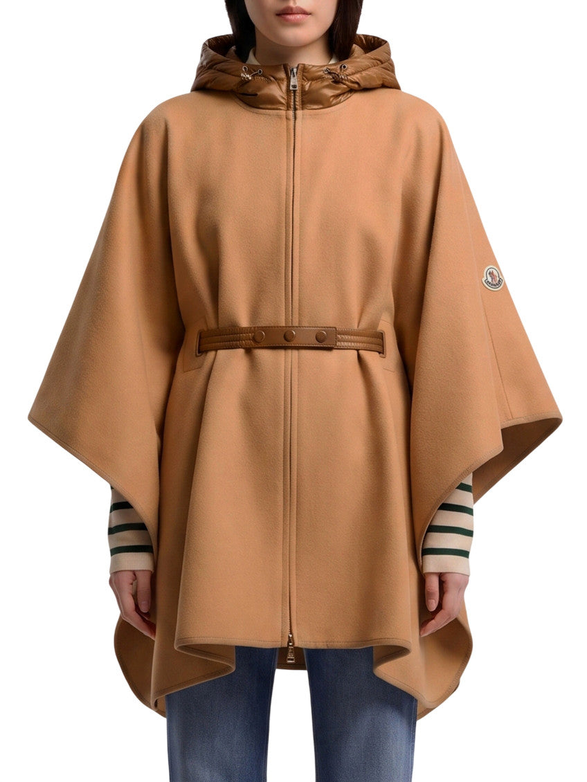 Brown Hood Trench Coat 1