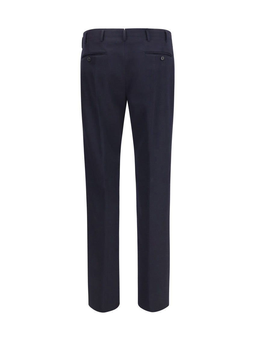 Navy Blue Tailored Trousers 2