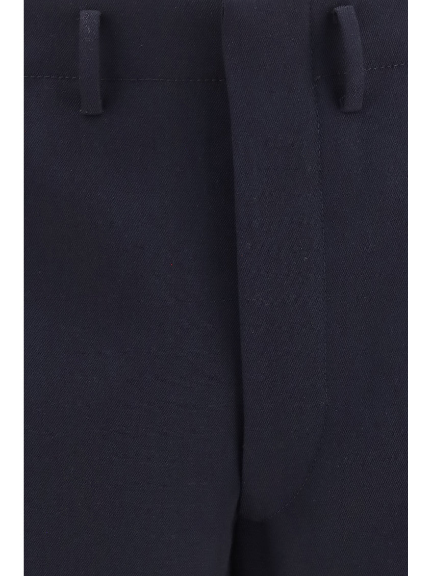 Navy Blue Tailored Trousers 3