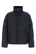 Navy Blue Mock Collar Jacket 1