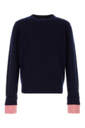 Navy Blue Crew Neck Sweater 1