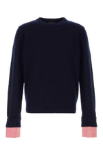 Navy Blue Crew Neck Sweater 1