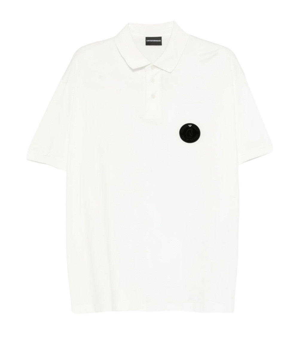 White Regular Logo Polo 1