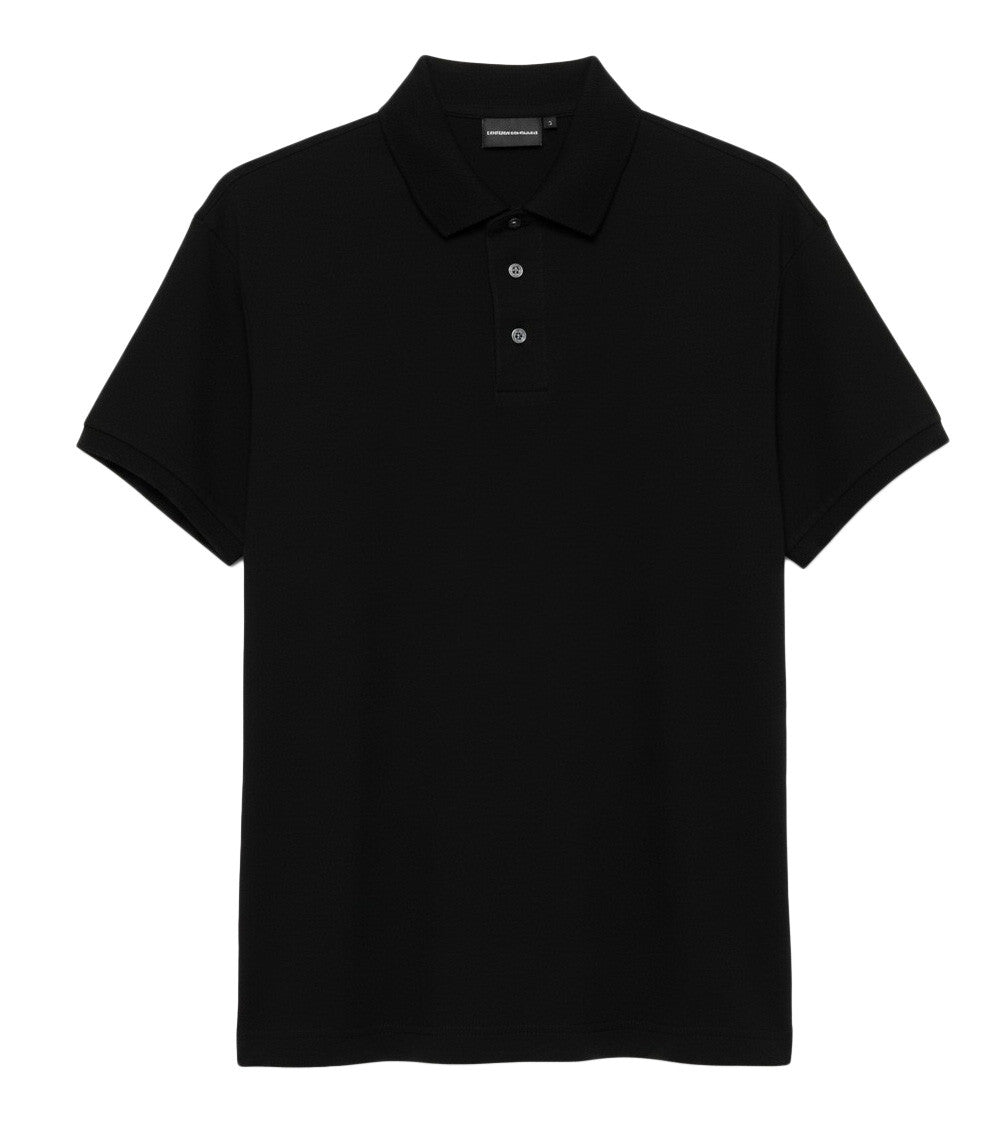 Black Shirt Collar Polo 1