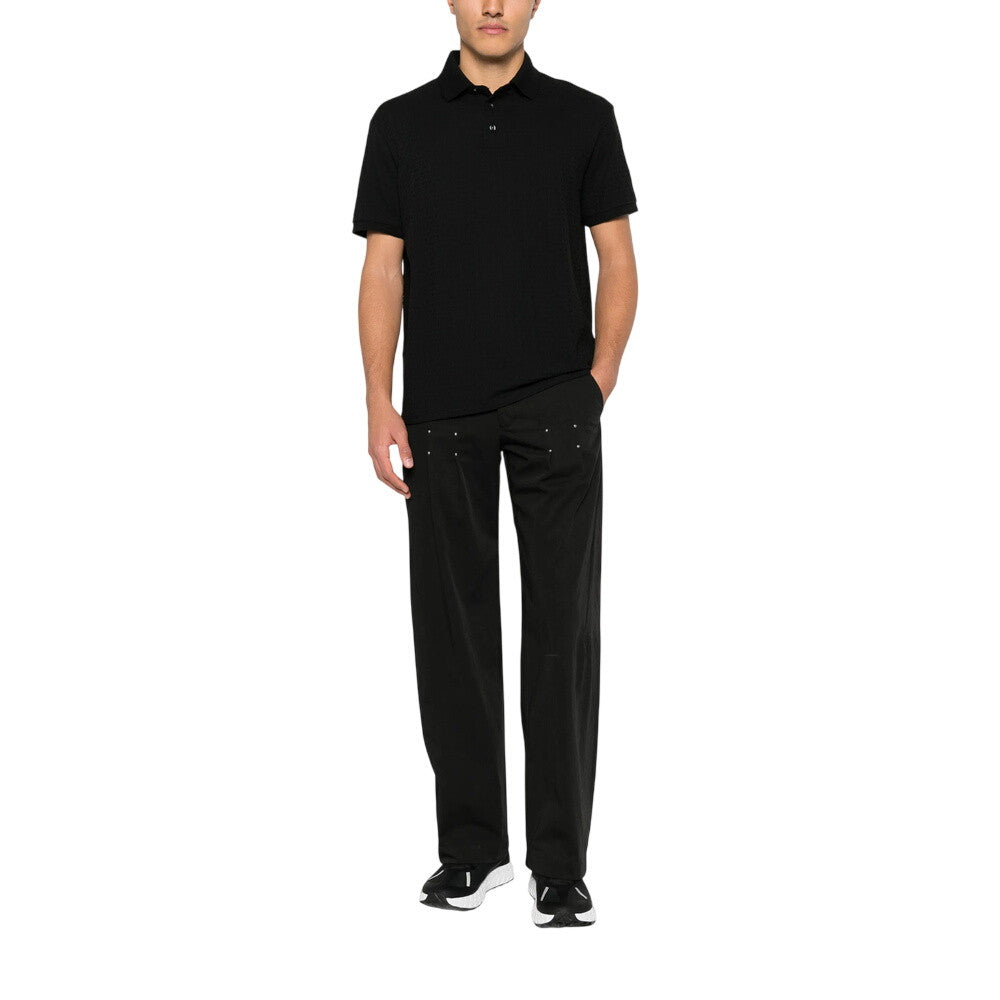 Black Shirt Collar Polo 3