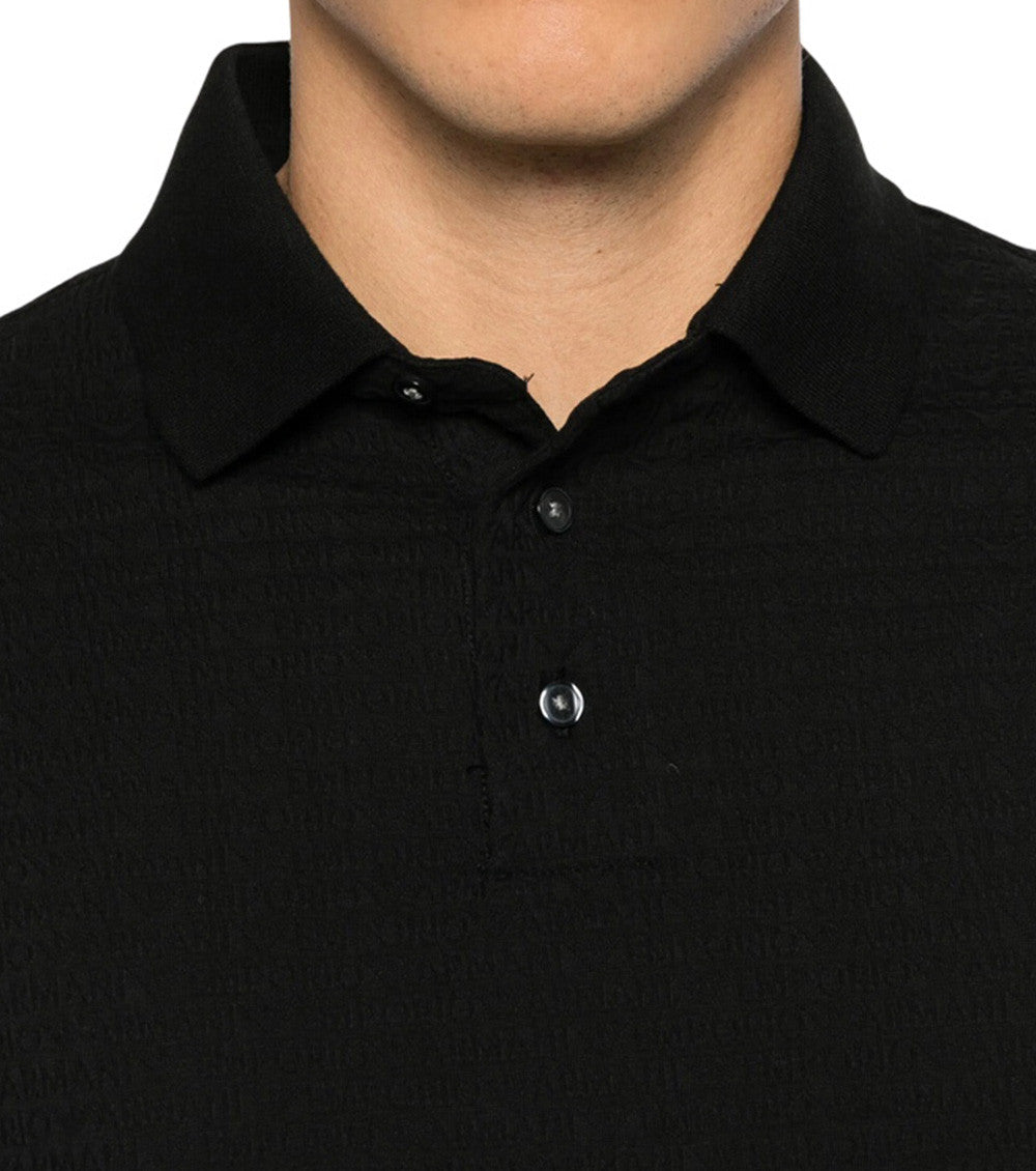 Black Shirt Collar Polo 4