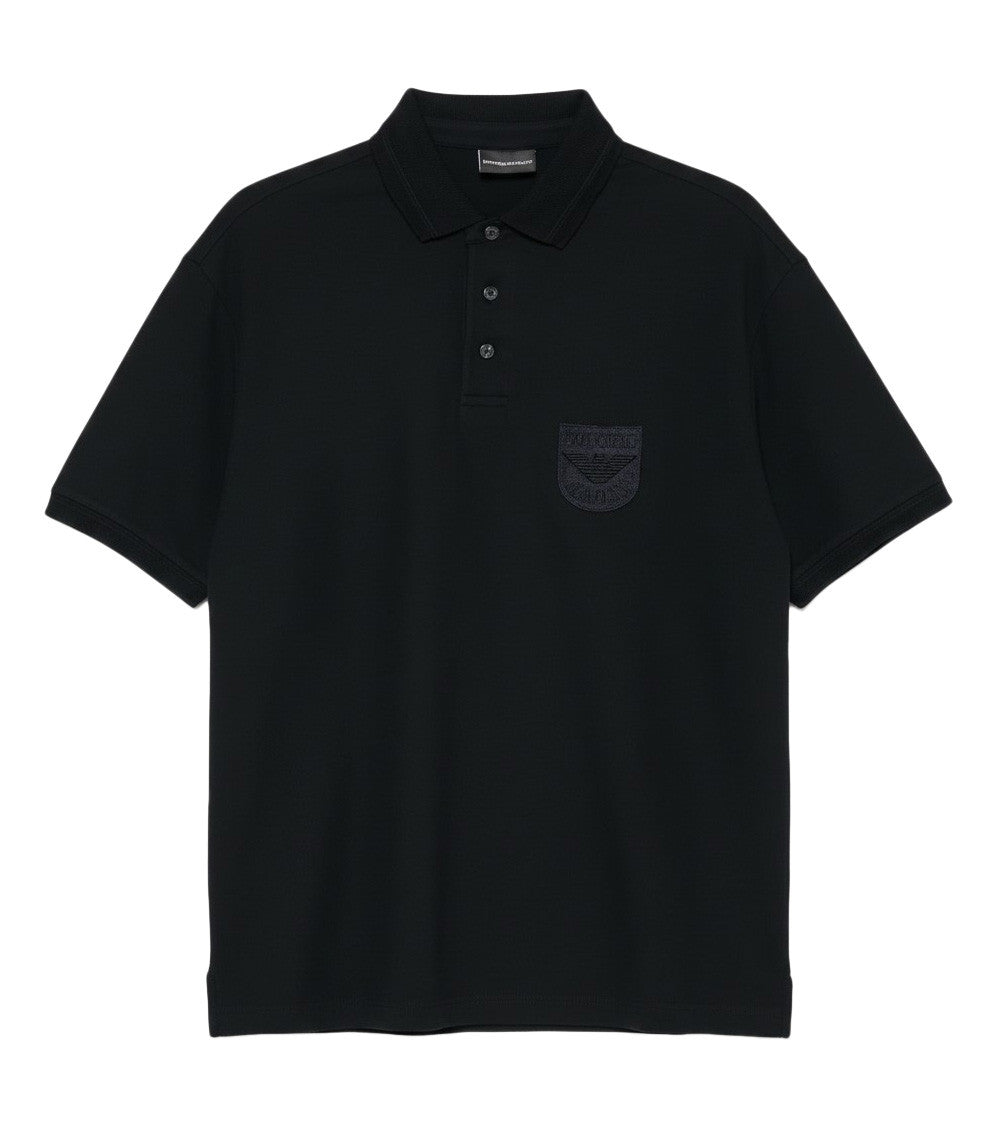 Black Shirt Collar Polo 1