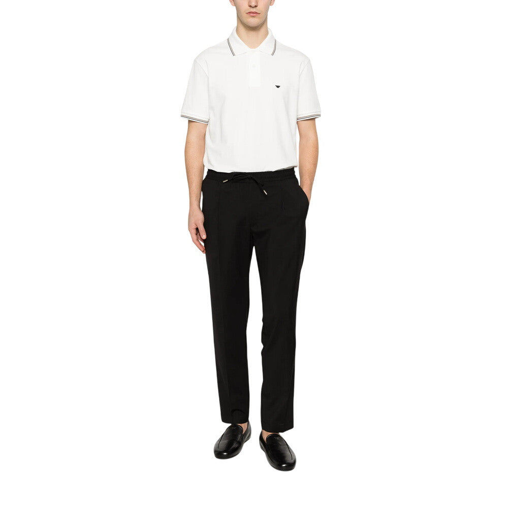 White Regular Logo Polo 3