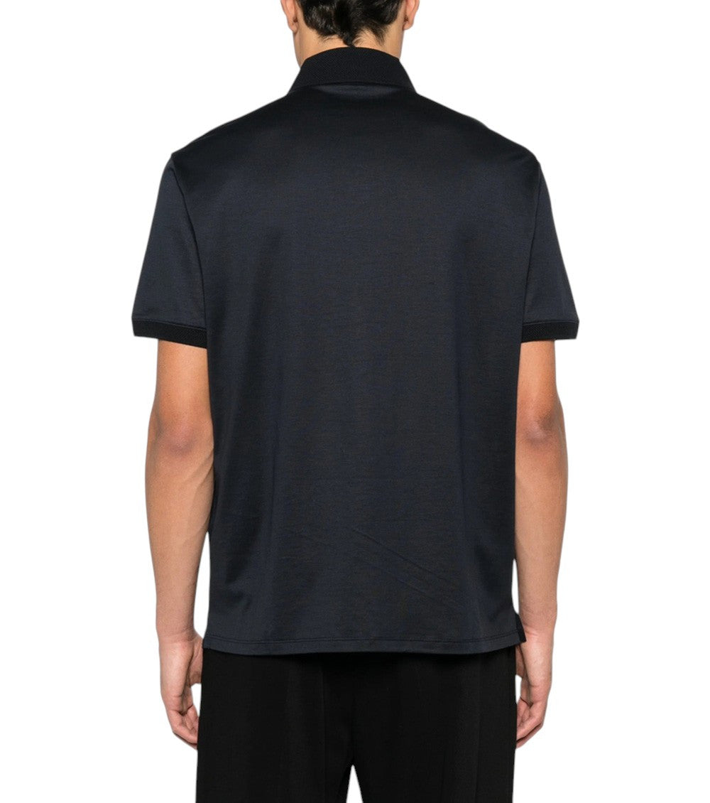 Black Shirt Collar Polo 3