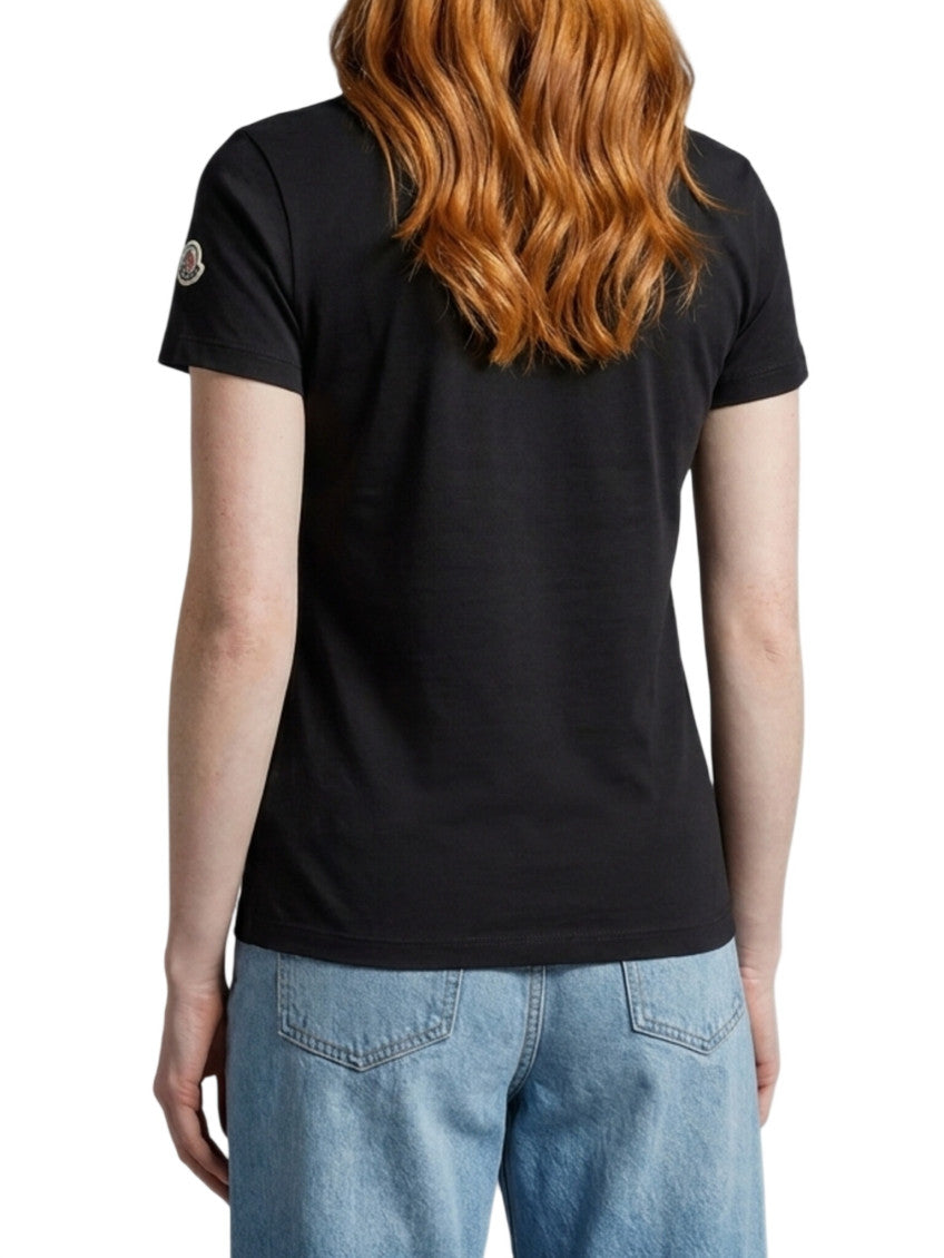 Black Logo Crew Neck T-Shirt 2