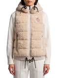 Beige Textured Hood Jacket 1