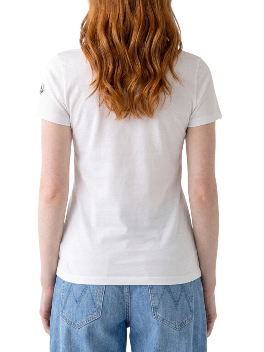 White Logo Crew Neck T-Shirt 2