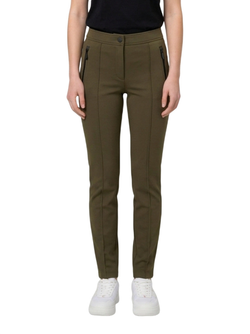 Green Regular Flat Front Pant 1