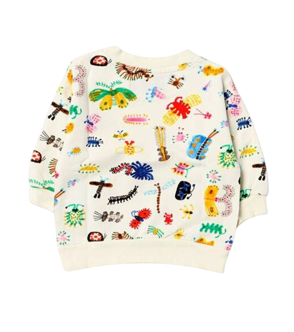 Babies White Printed Sweatshirt 2