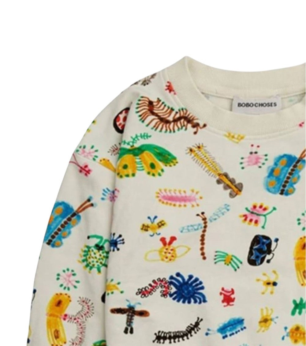 Babies White Printed Sweatshirt 3