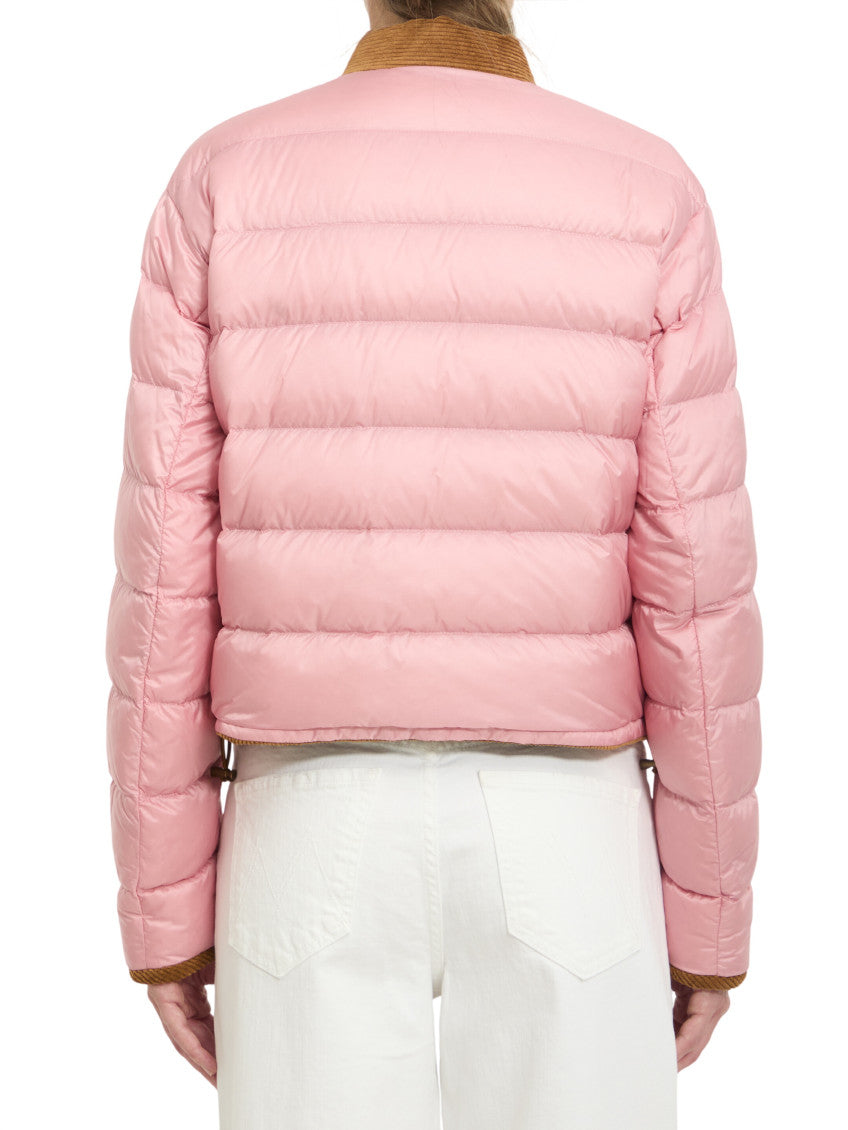 Light Pink Reversible Mock Collar Jacket 2