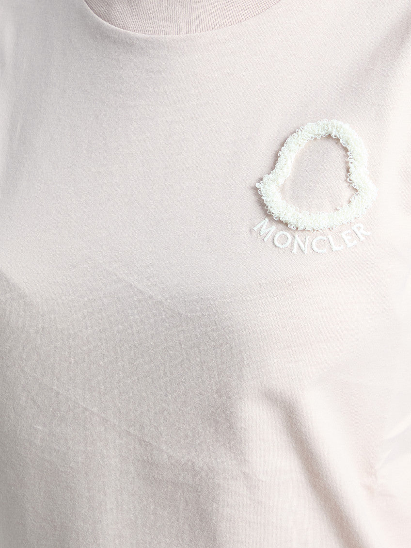 Light Pink Logo Crew Neck T-Shirt 3