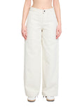 White Regular Mid Rise Jeans 1