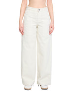 White Regular Mid Rise Jeans 1