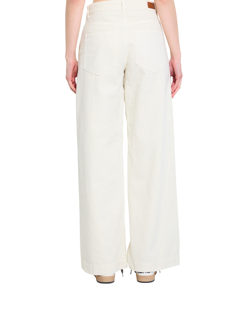 White Regular Mid Rise Jeans 2