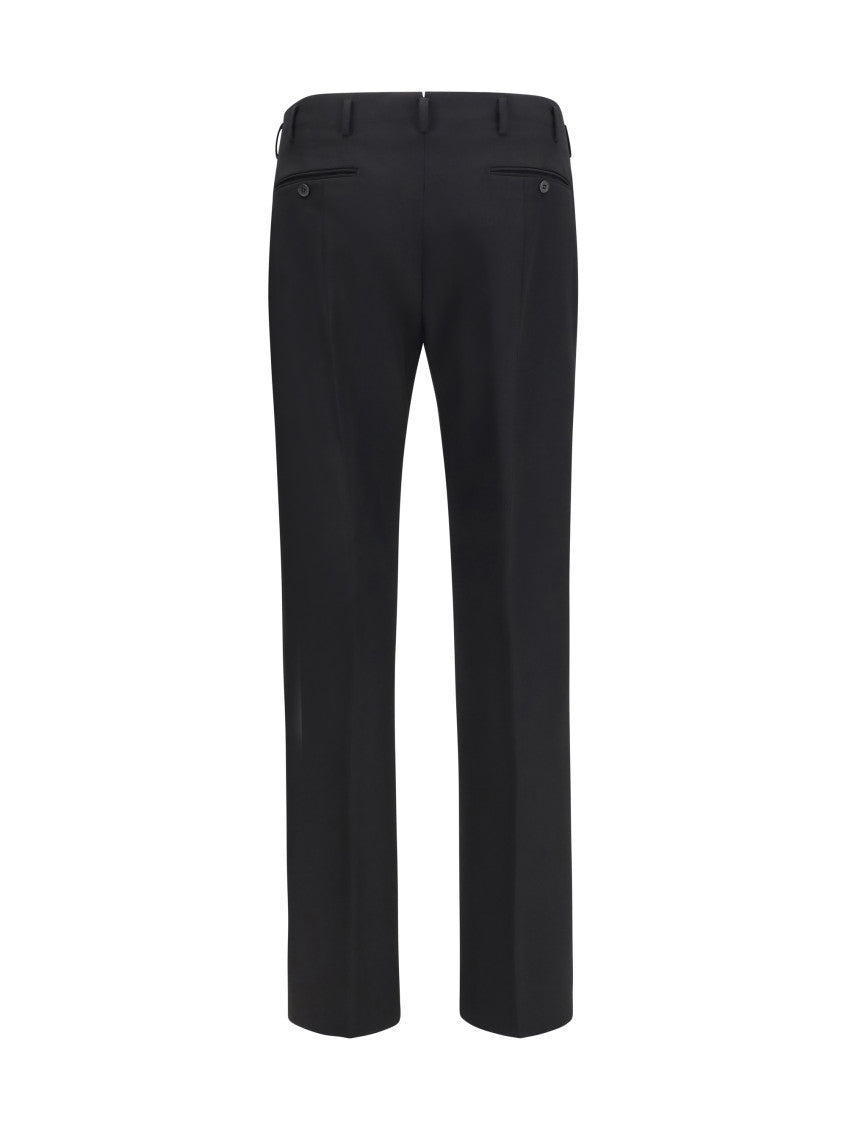 Black Flat Front Trousers 2