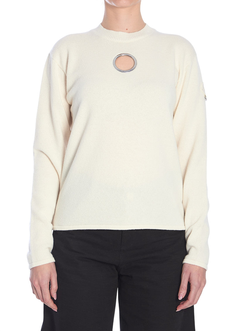 White Crew Neck Sweatshirt 1
