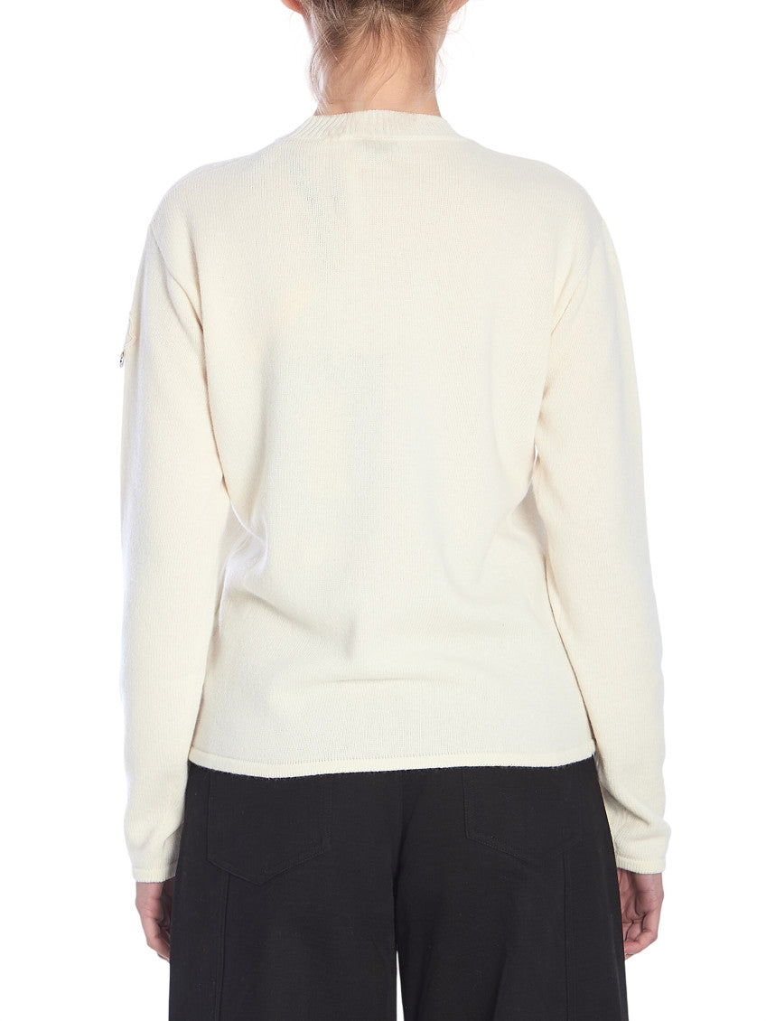 White Crew Neck Sweatshirt 2