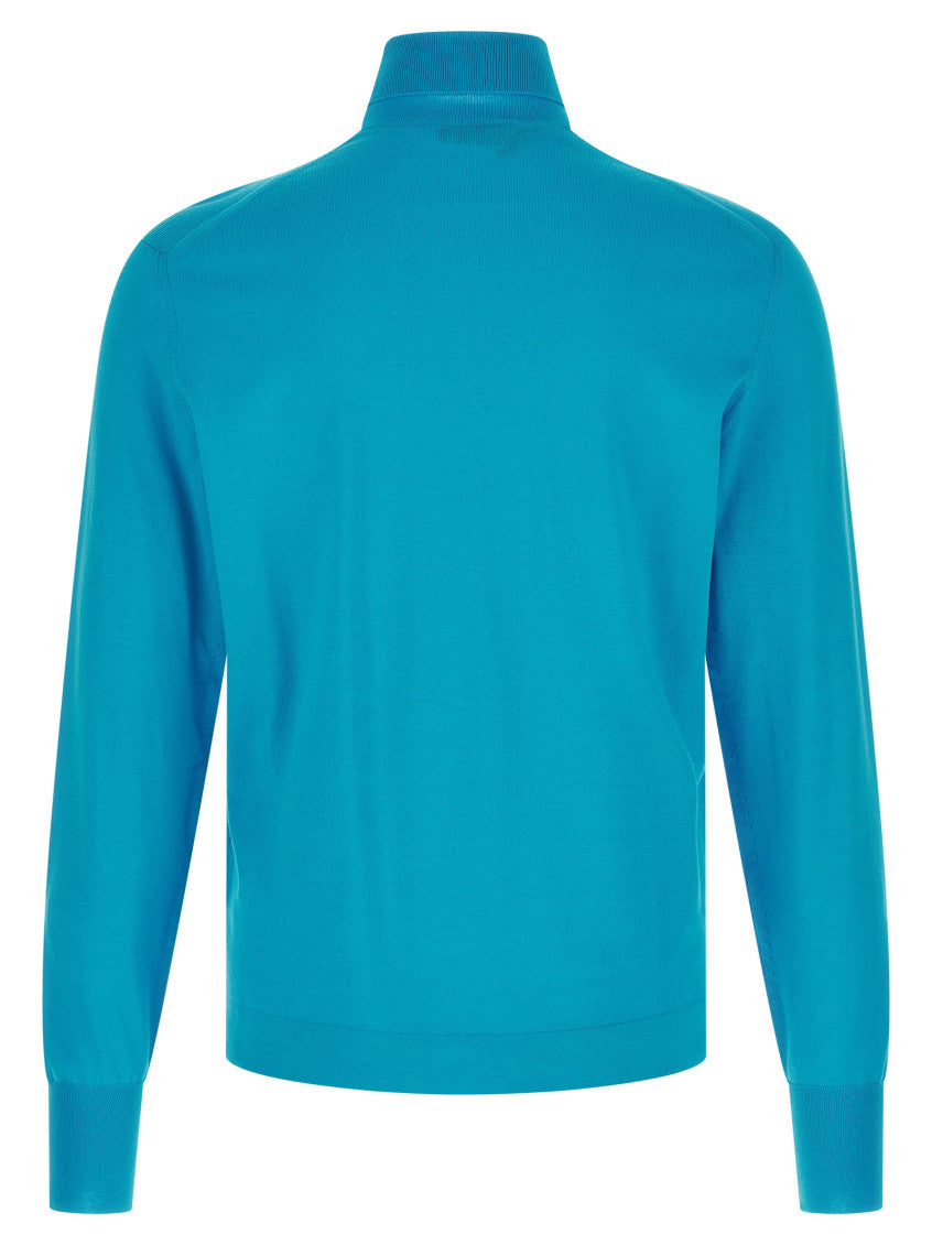 Light Blue Turtle Neck Sweater 2