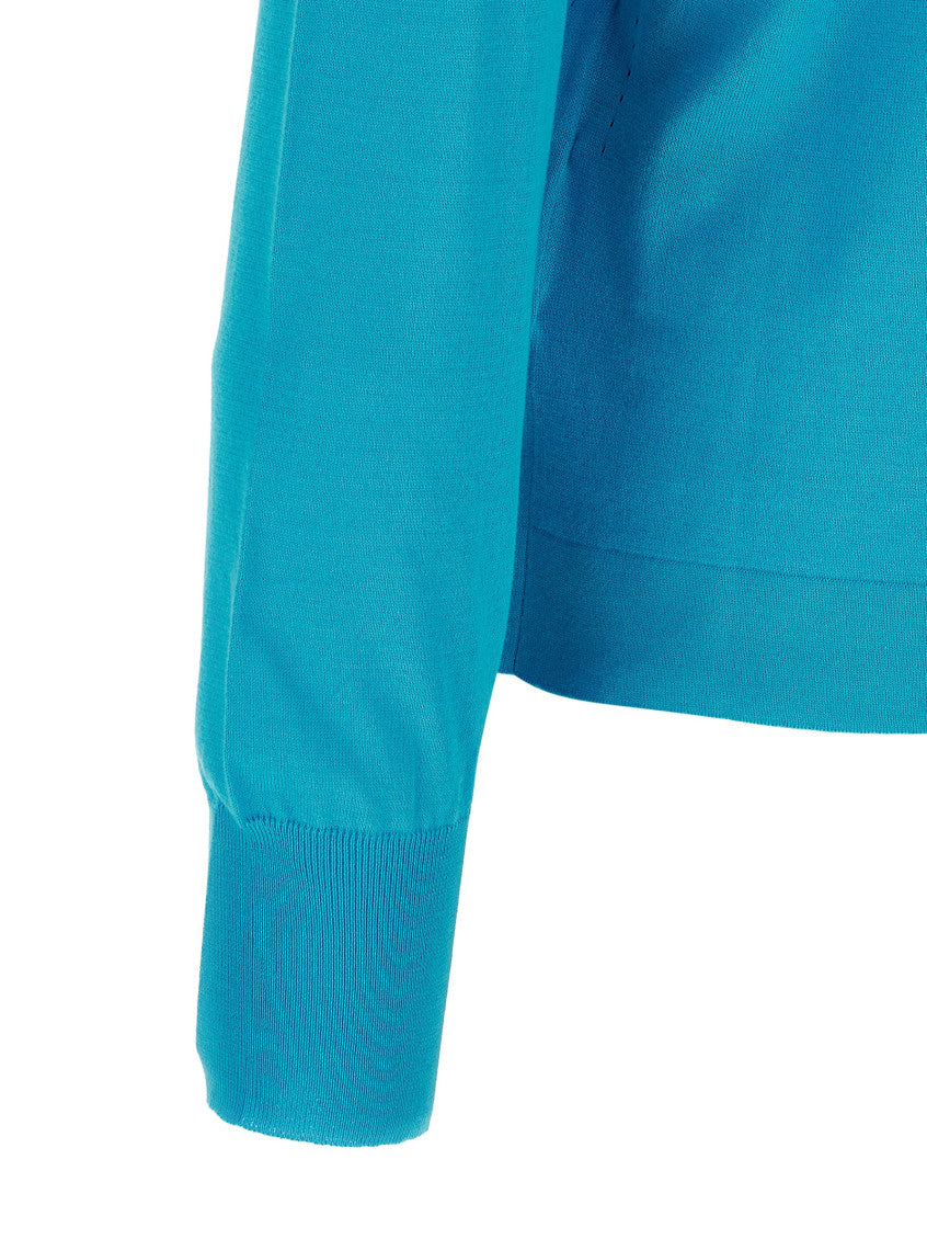 Light Blue Turtle Neck Sweater 4