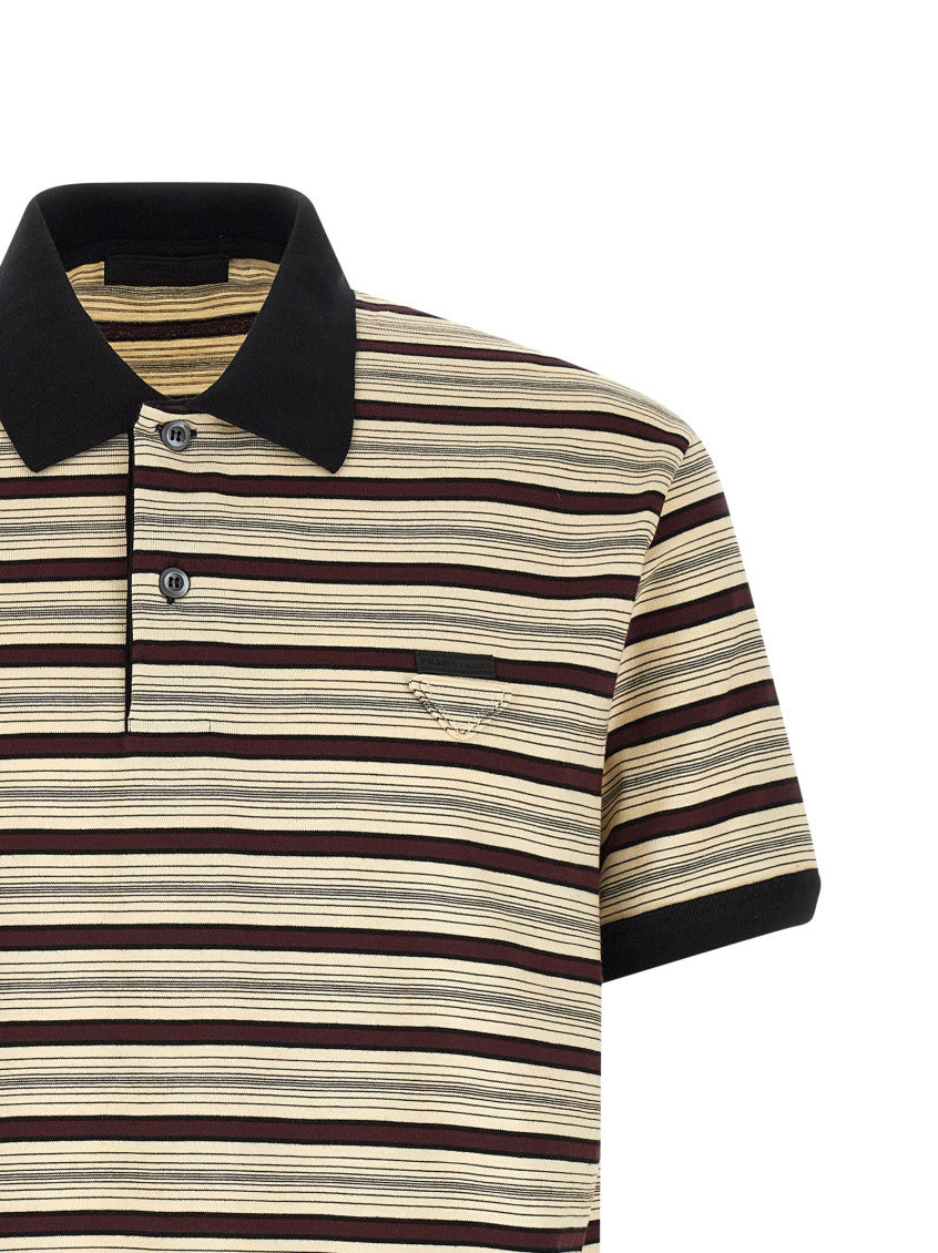 Beige Shirt Collar Polo 3