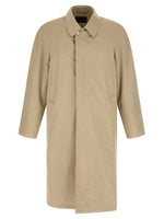 Beige Straight Trench Coat 1