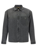 Dark Grey Zip Shirt 1