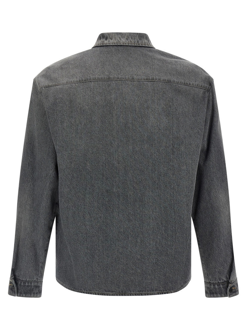 Dark Grey Zip Shirt 2