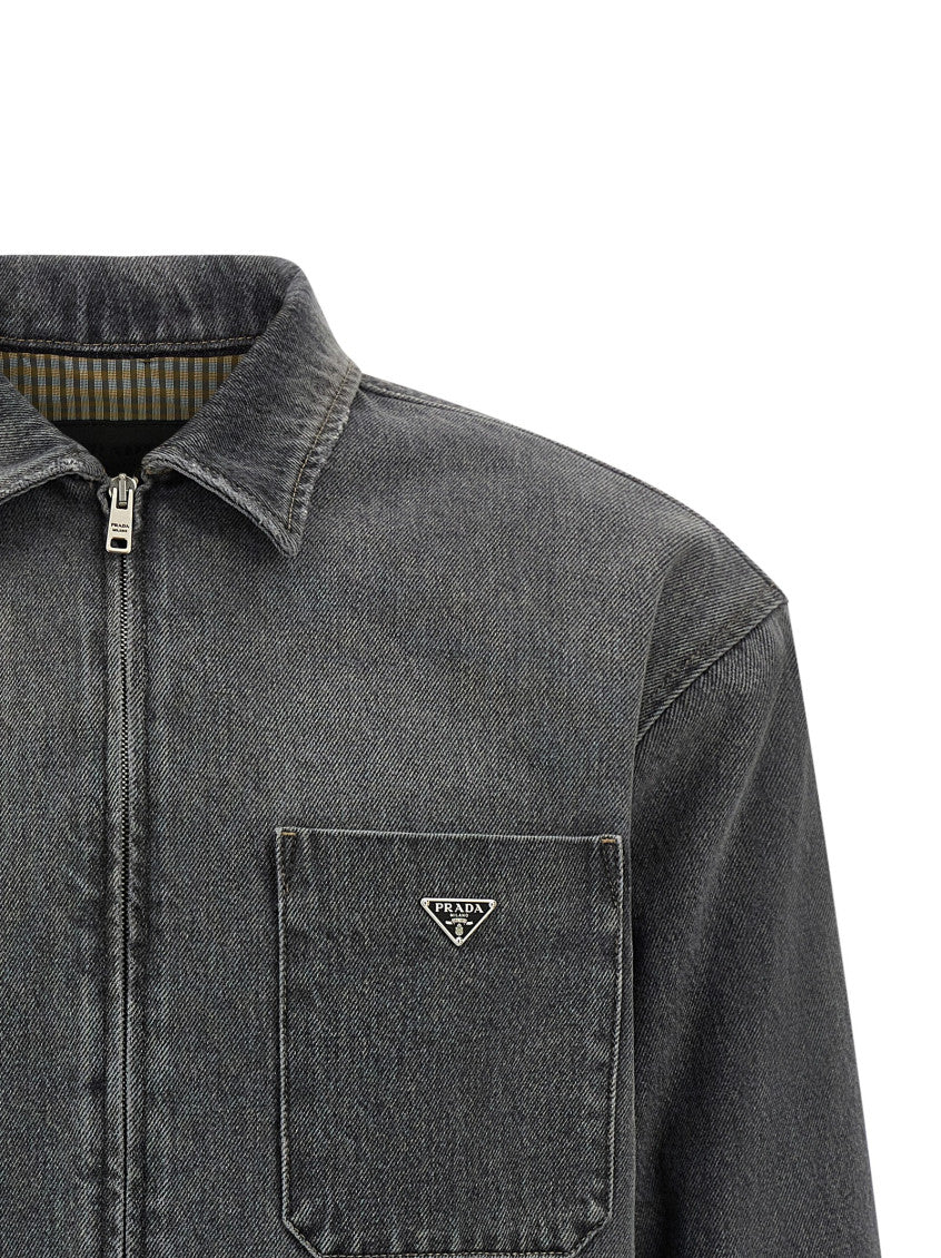 Dark Grey Zip Shirt 3