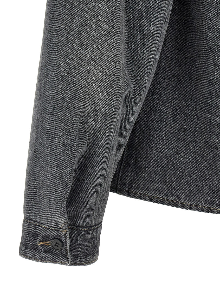 Dark Grey Zip Shirt 4