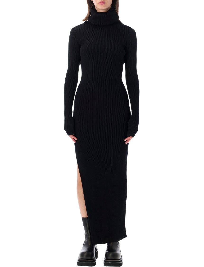 Black Turtle Neck Maxi Dress 1