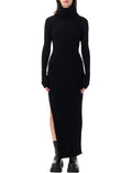 Black Turtle Neck Maxi Dress 1